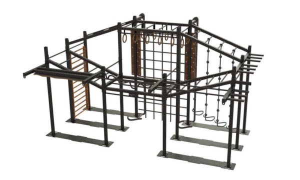 30 05850 element fitness obstacle training rig low rig monkeybar