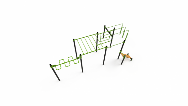 BMP 10504 Snake bar French Wall abs bench pull up bars parrallel bars
